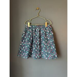 Lands End Teal Floral Skort